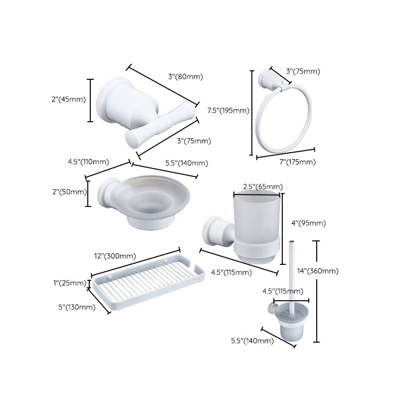 Avtoit | Contemporary white bathroom accessories as a single piece or in a set