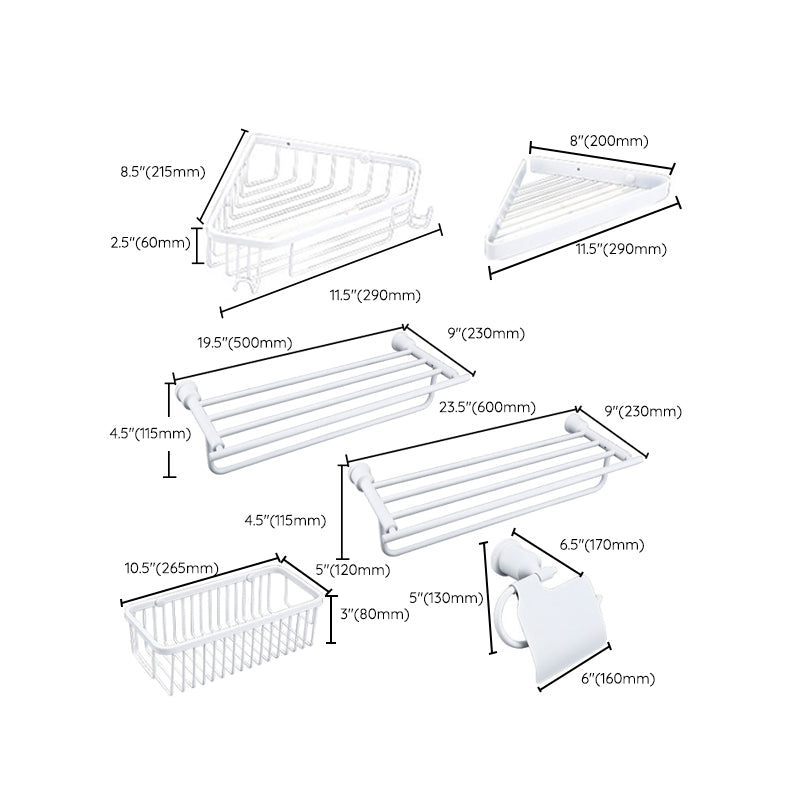 Avtoit | Contemporary white bathroom accessories as a single piece or in a set