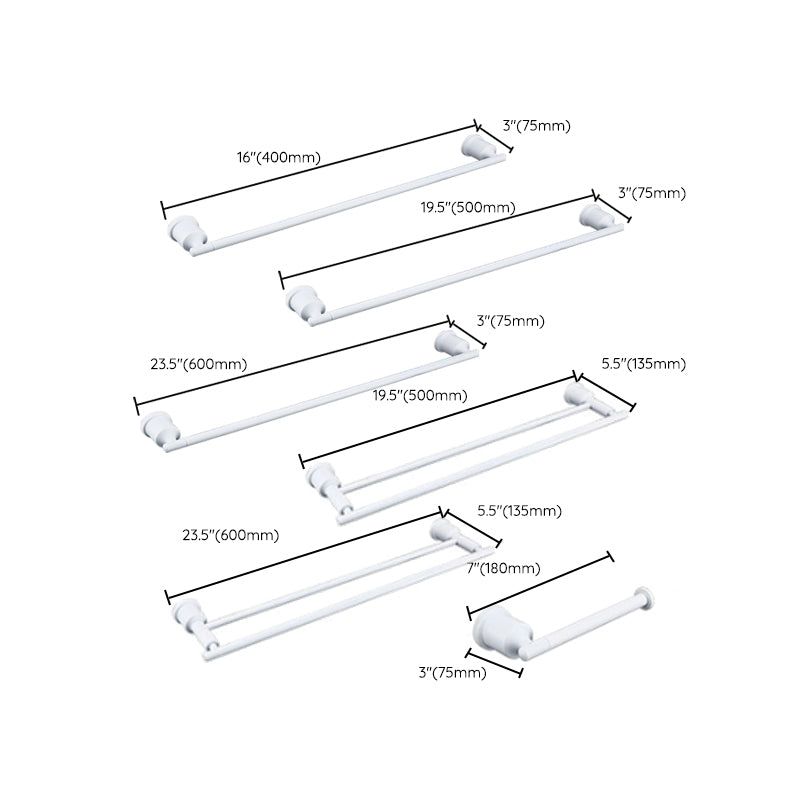 Avtoit | Contemporary white bathroom accessories as a single piece or in a set