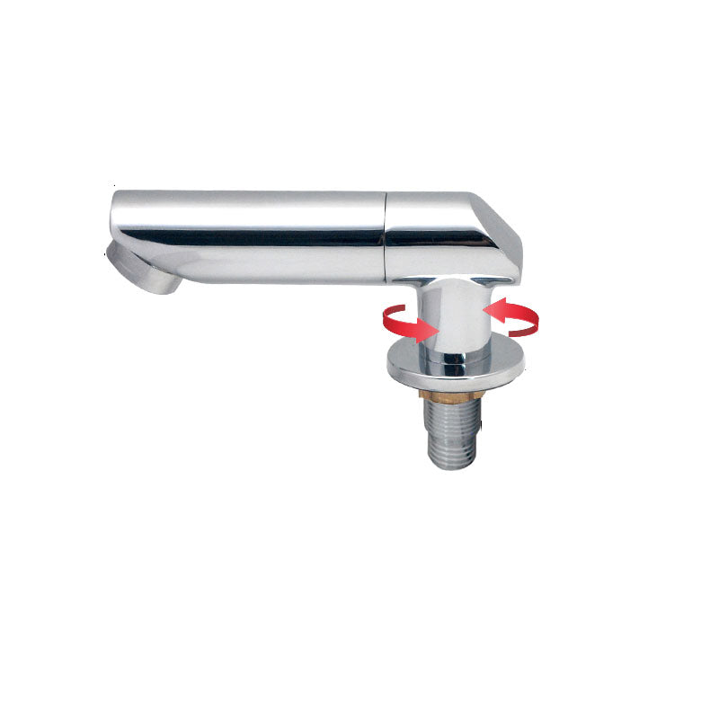 Avtoit | Contemporary Bathroom Faucet Deck Mount Copper Low Arc Swivel Roman Bathtub Faucet Set