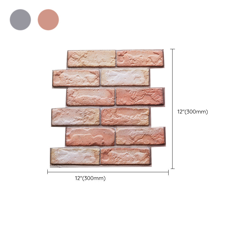 Avtoit | Modern 3D Brick Wall Panel Peel and Stick Waterproof Wall Covering