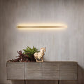 Avtoit | Simple linear wall lamp metal LED staircase wall light in gold, white/warm/natural light
