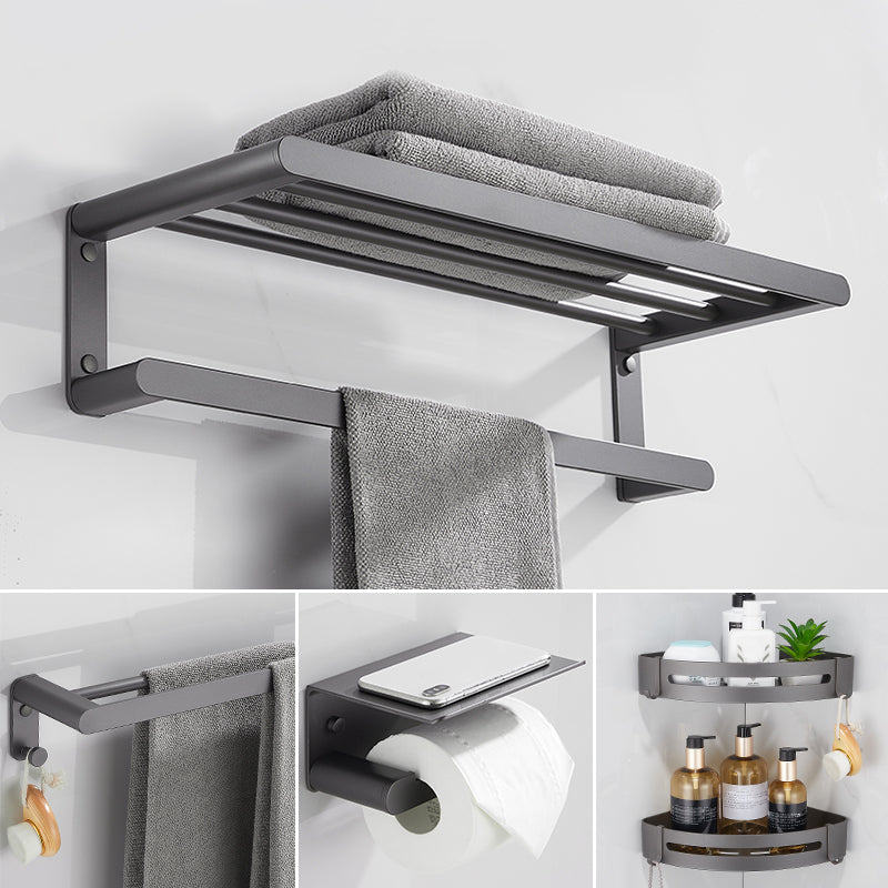 Avtoit | Modern Gray Bathroom Accessory As a Single Piece or As a Set Made of Metal