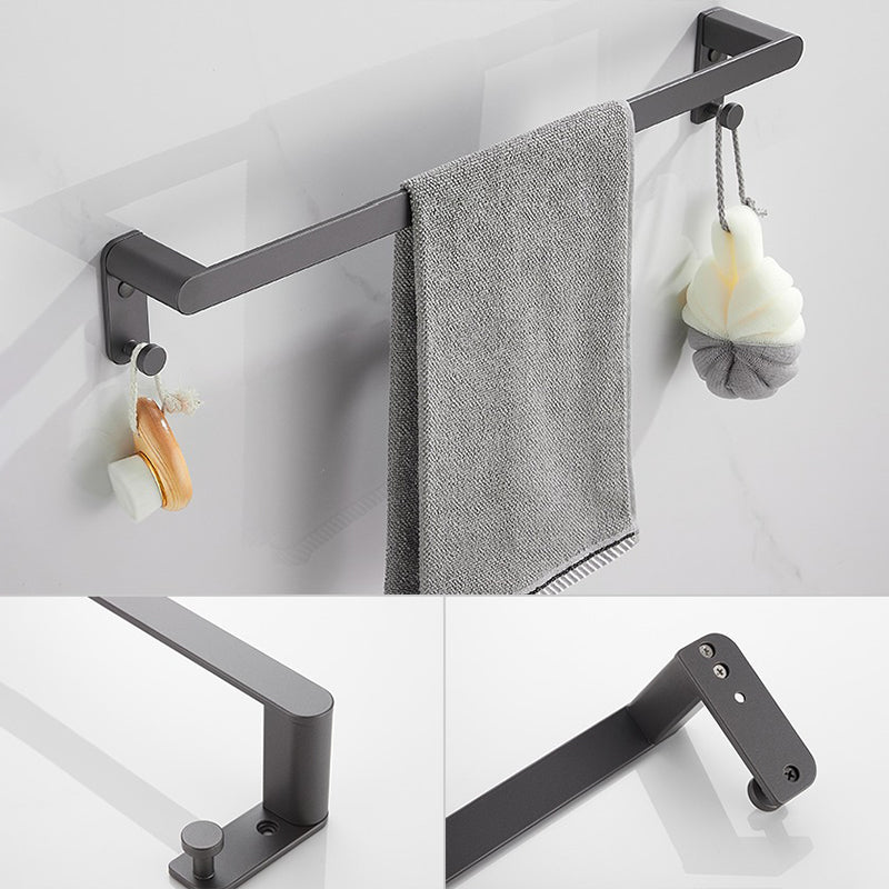 Avtoit | Modern Gray Bathroom Accessory As a Single Piece or As a Set Made of Metal