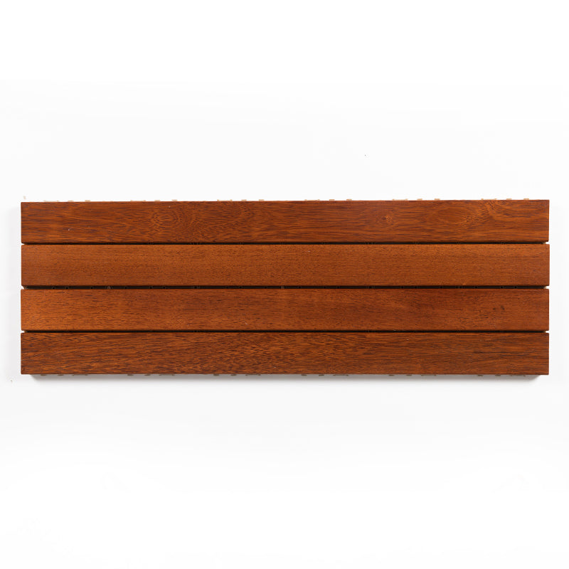 Avtoit | 4-Slat Wood Deck/Patio Floor Tiles Interlocking Installation Floor Tiles