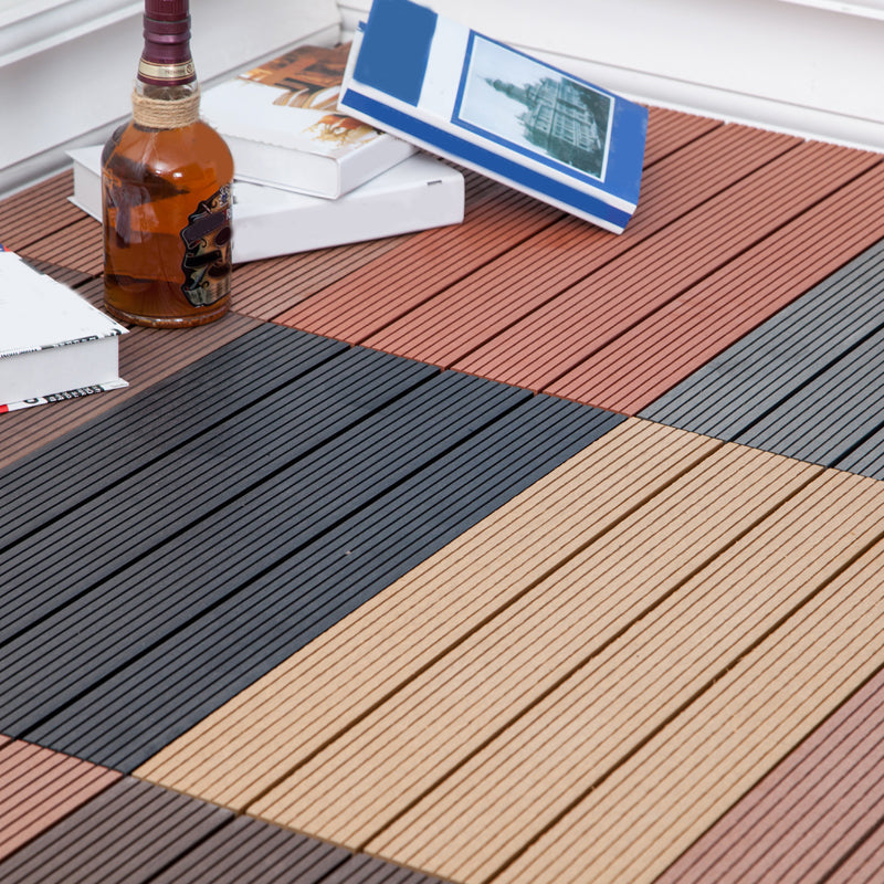 Avtoit | 12" X 24" Deck/Pavement Floor Tiles 4-Slat Decking Tiles