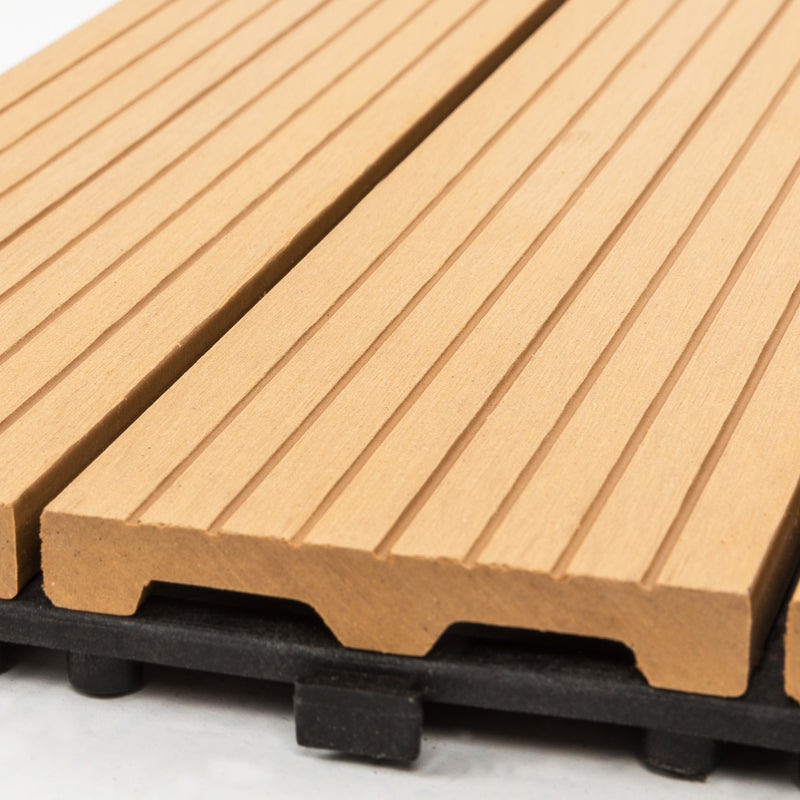 Avtoit | 12" X 24" Deck/Pavement Floor Tiles 4-Slat Decking Tiles