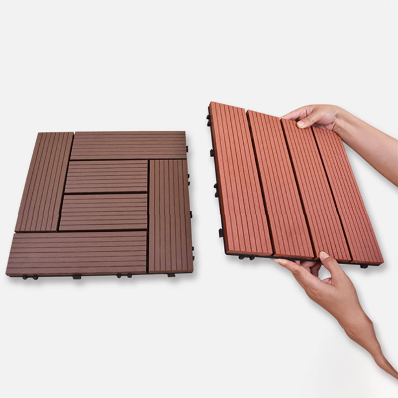 Avtoit | 12" X 24" Deck/Pavement Floor Tiles 4-Slat Decking Tiles