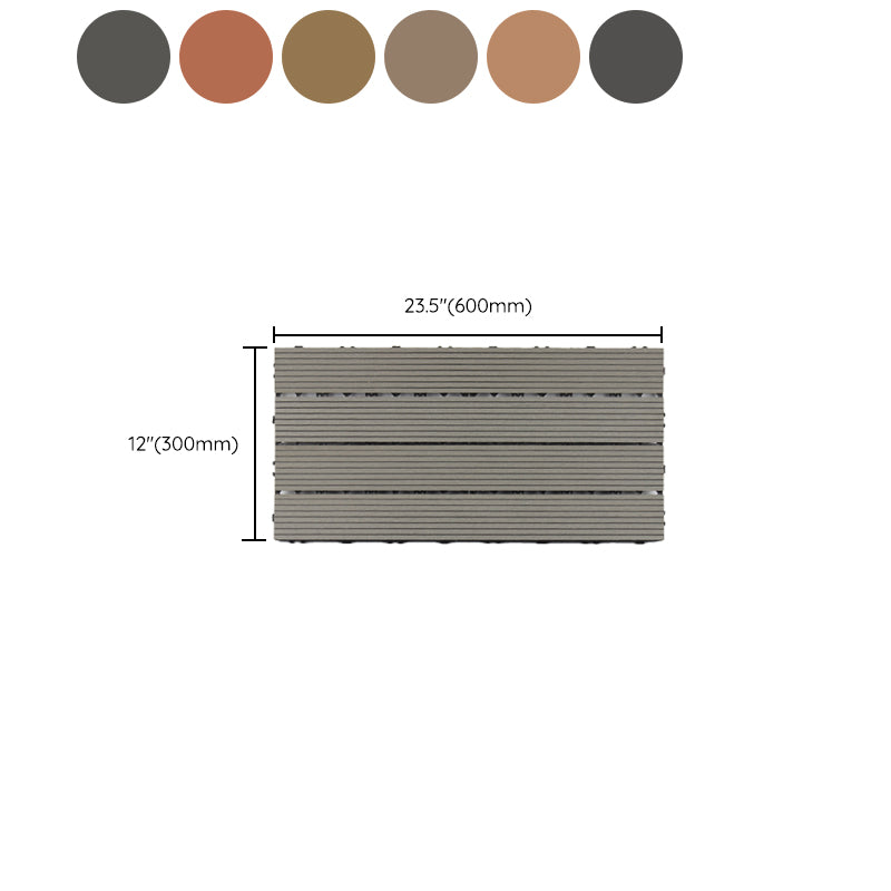Avtoit | 12" X 24" Deck/Pavement Floor Tiles 4-Slat Decking Tiles
