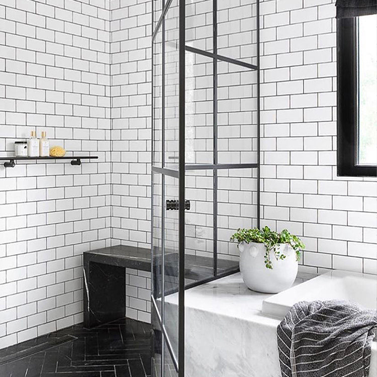 Avtoit | Plastic Peel & Stick Subway Tiles Contemporary Waterproof Peel & Stick Subway Tiles