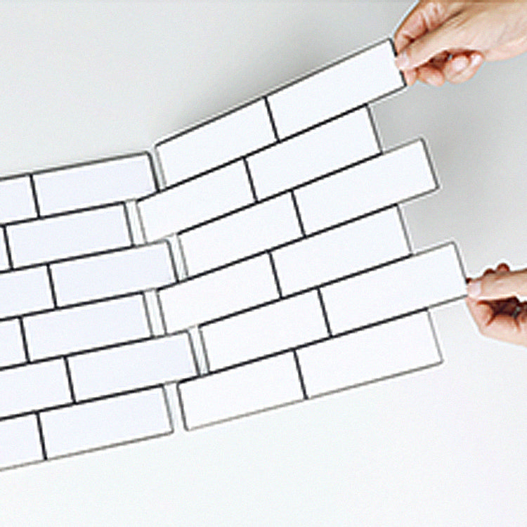 Avtoit | Plastic Peel & Stick Subway Tiles Contemporary Waterproof Peel & Stick Subway Tiles