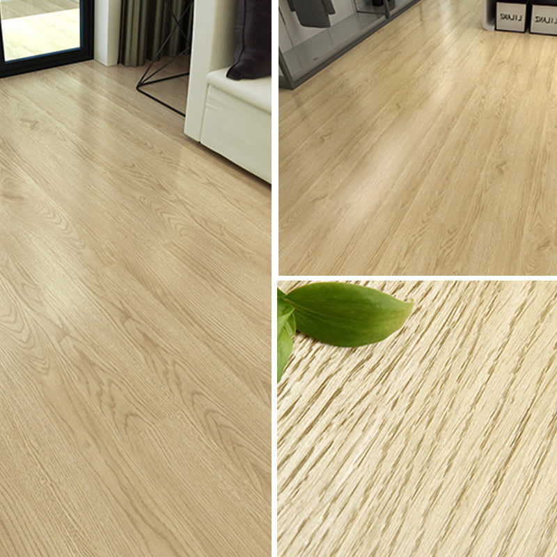 Avtoit | Rectangle PVC Flooring Smooth Peel and Stick Wood Look Vinyl Floor