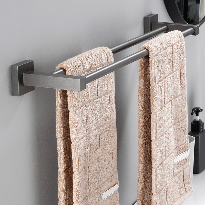 Avtoit | Contemporary bathroom accessories single piece or in a set made of gray metal