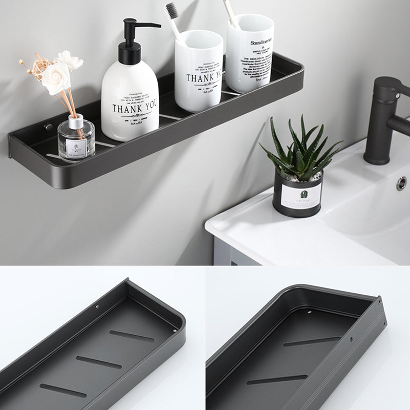 Avtoit | Contemporary bathroom accessories single piece or in a set made of gray metal