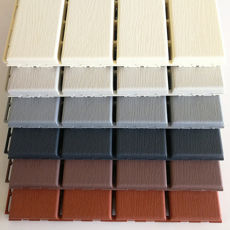 Avtoit | 4-Slat 12" X 12" PVC Floor Tiles Connection Installation Floor Tiles