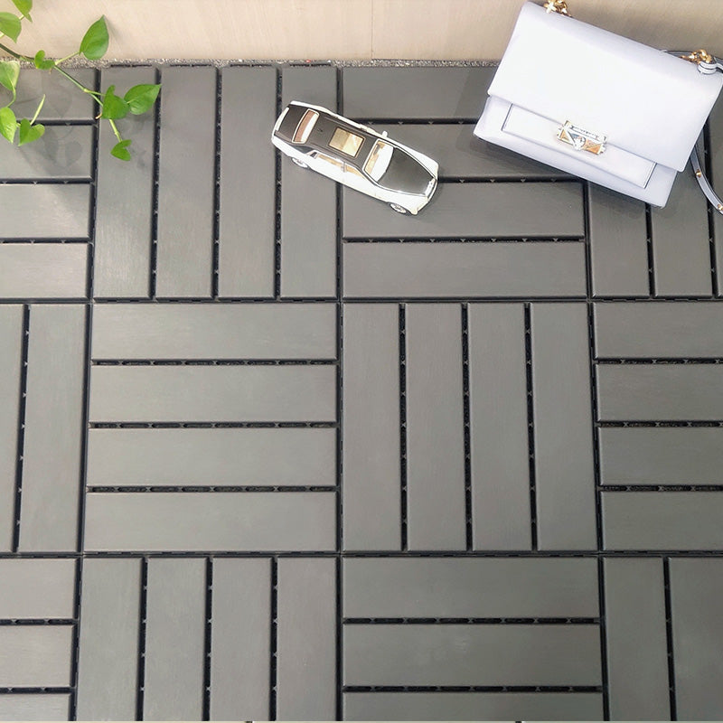 Avtoit | 4-Slat 12" X 12" PVC Floor Tiles Connection Installation Floor Tiles