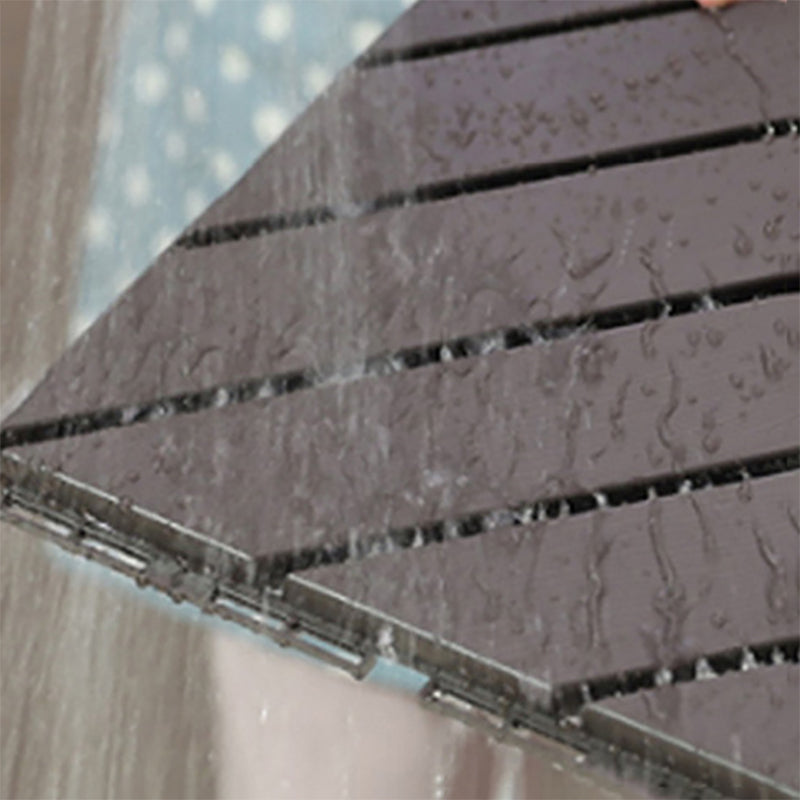 Avtoit | 4-Slat 12" X 12" PVC Floor Tiles Connection Installation Floor Tiles