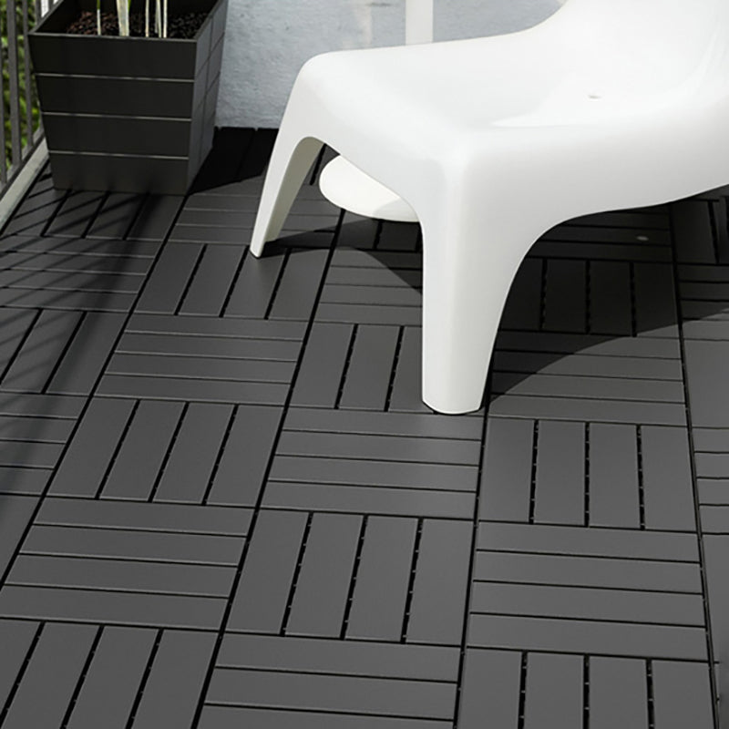 Avtoit | 4-Slat 12" X 12" PVC Floor Tiles Connection Installation Floor Tiles
