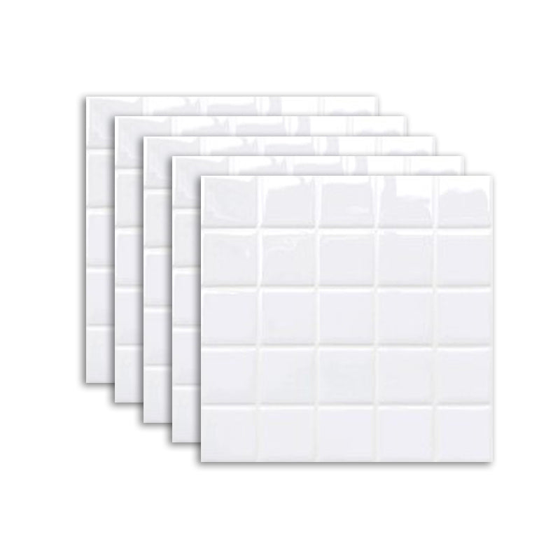 Avtoit | White Mosaic Peel & Stick Tile Waterproof Kitchen Backsplash Wallpaper