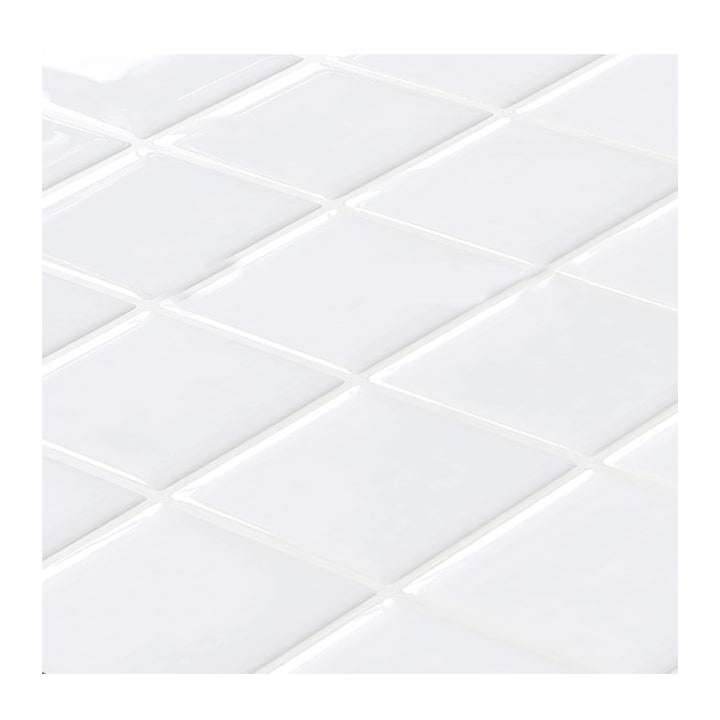 Avtoit | White Mosaic Peel & Stick Tile Waterproof Kitchen Backsplash Wallpaper
