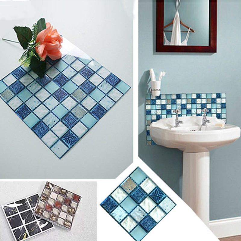 Avtoit | Square Mosaic Peel & Stick Tiles Waterproof Kitchen Splashback Tiles