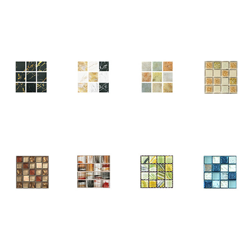 Avtoit | Square Mosaic Peel & Stick Tiles Waterproof Kitchen Splashback Tiles