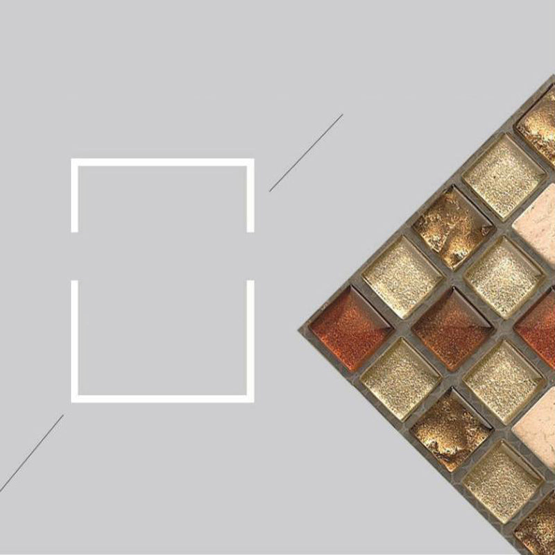 Avtoit | Square Mosaic Peel & Stick Tiles Waterproof Kitchen Splashback Tiles