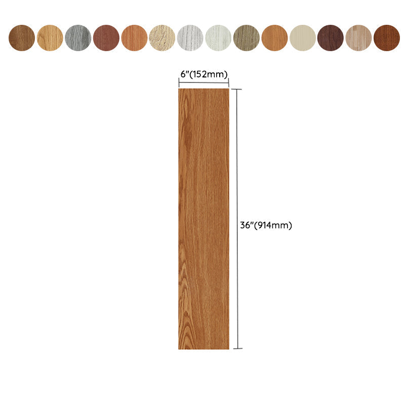 Avtoit | Peel and Stick PVC Flooring Smooth Wood Look Effect Slip Resistant Vinyl Floors