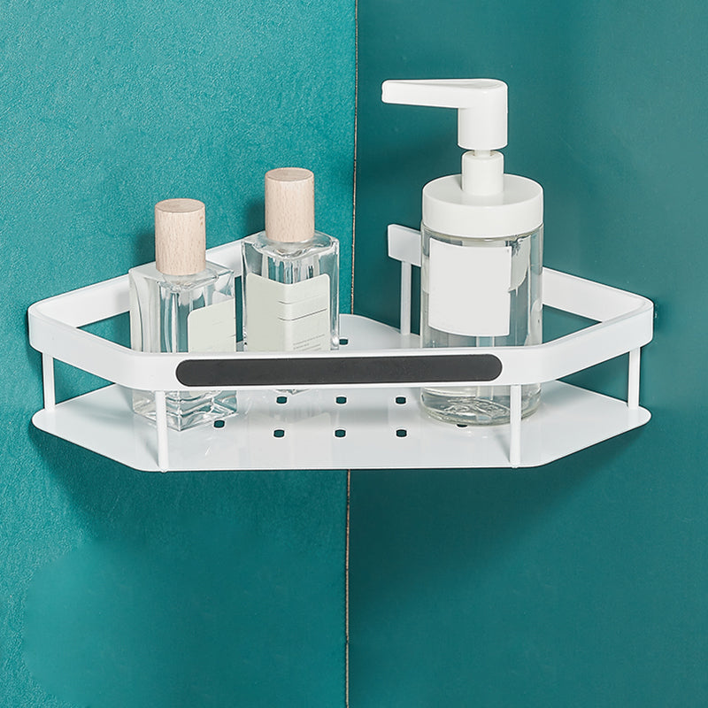 Avtoit | Matt white 3-piece modern bathroom accessory set, bathroom shelf