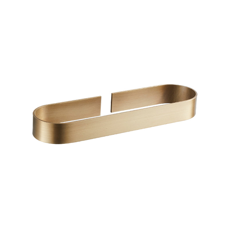 Avtoit | 2-piece modern bathroom hardware set in gold/black, towel holder