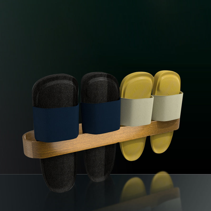 Avtoit | 2-piece modern bathroom hardware set in gold/black, towel holder