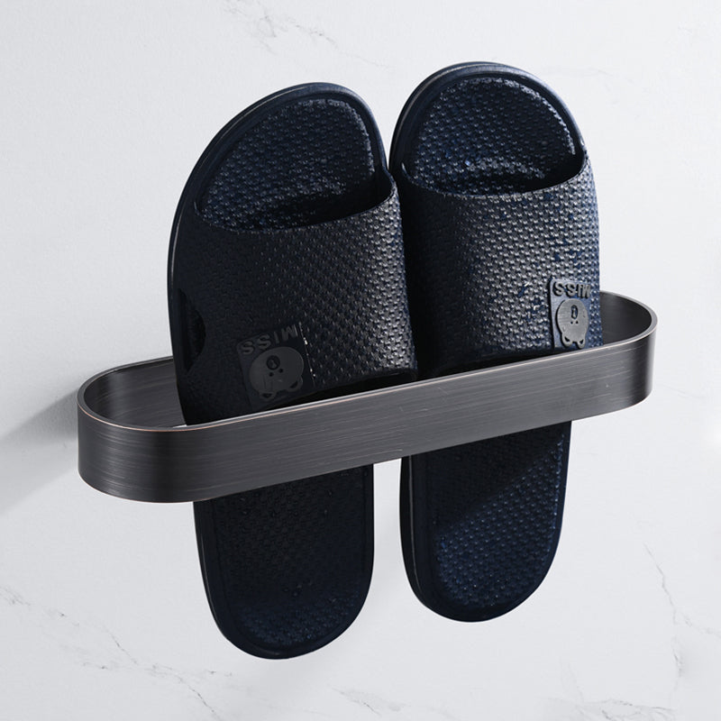 Avtoit | 2-piece modern bathroom hardware set in gold/black, towel holder