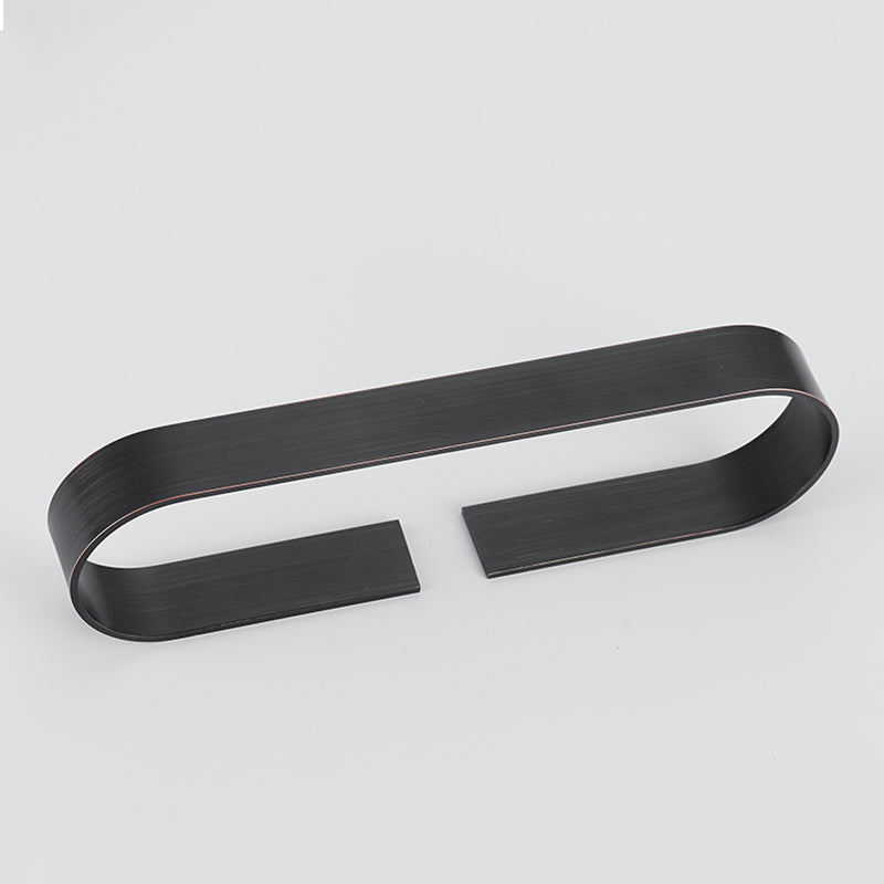 Avtoit | 2-piece modern bathroom hardware set in gold/black, towel holder