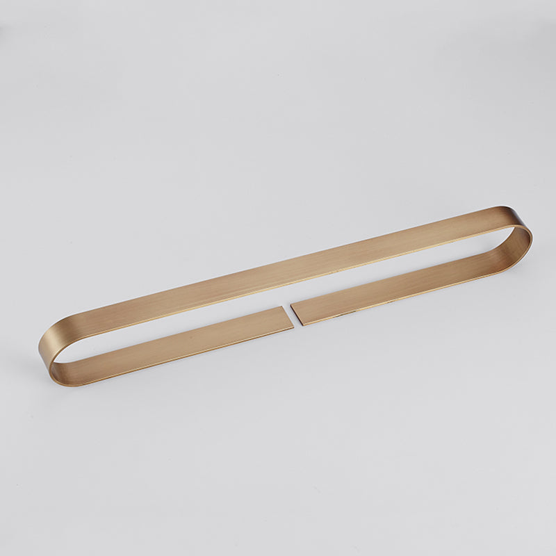 Avtoit | 2-piece modern bathroom hardware set in gold/black, towel holder