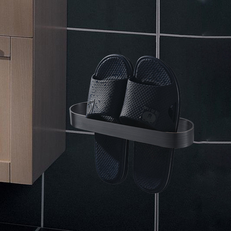 Avtoit | 2-piece modern bathroom hardware set in gold/black, towel holder