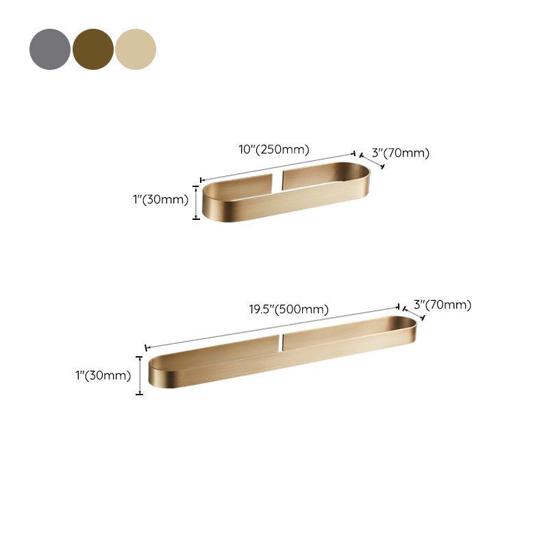 Avtoit | 2-piece modern bathroom hardware set in gold/black, towel holder