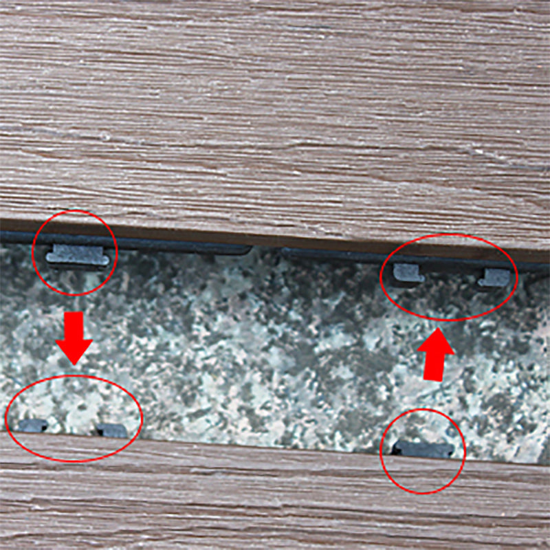 Avtoit | Outdoor Ground Board Strips Composite Waterproof Square Deck Board