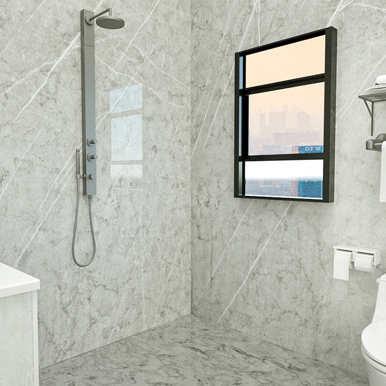 Avtoit | Marbleing Water-repellent Tile PVC Single Peel-and-stick Tile for Bathroom Back Wall