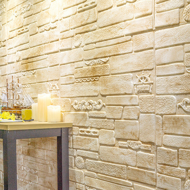 Avtoit | Modern Wall Covering Peel and Stick Brick 3D Print Waterproof Wall Panel