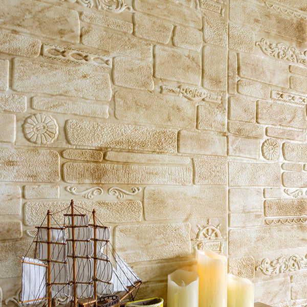 Avtoit | Modern Wall Covering Peel and Stick Brick 3D Print Waterproof Wall Panel