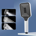 Avtoit | Modern Rectangular Hand Shower in Black 3 Spray Wall Mounted Hand Shower