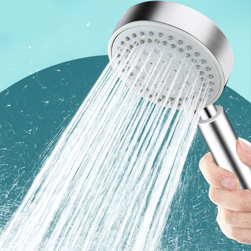 Avtoit | Round self-cleaning hand shower adjustable spray pattern stainless steel hand shower