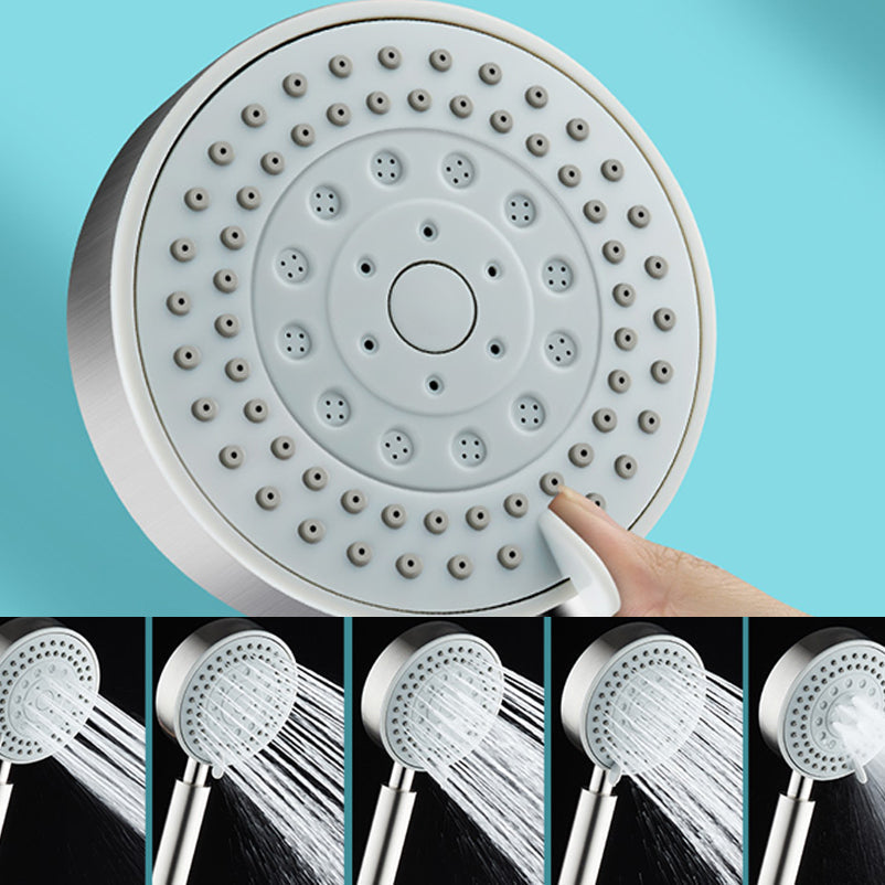 Avtoit | Round self-cleaning hand shower adjustable spray pattern stainless steel hand shower