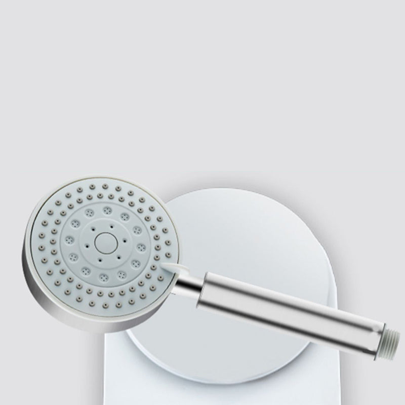 Avtoit | Round self-cleaning hand shower adjustable spray pattern stainless steel hand shower