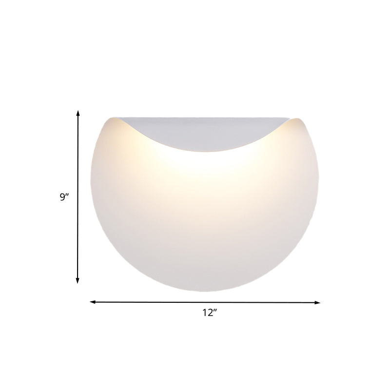 Avtoit | Bend Panel Wall Lamp Lighting Simple Aluminium LED White Wall-Mounted Light in Warm/White Light for Living Room