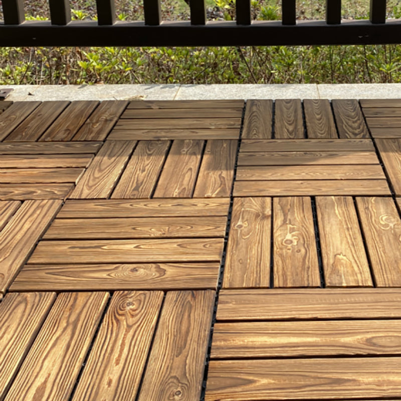 Avtoit | Outdoor composite decking tiles with snap-in stripe detail kit decking tiles