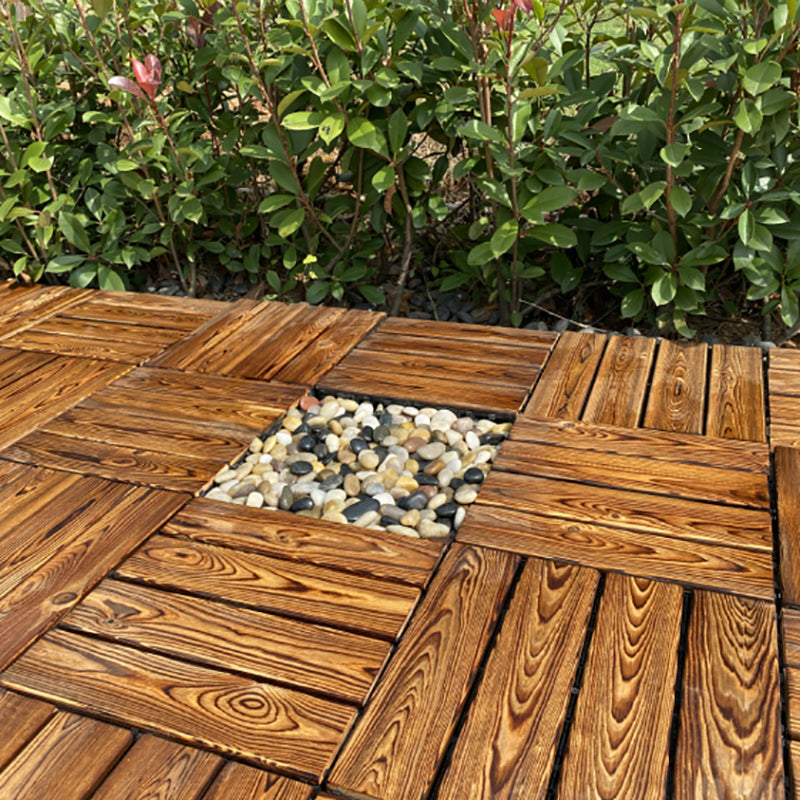 Avtoit | Outdoor composite decking tiles with snap-in stripe detail kit decking tiles