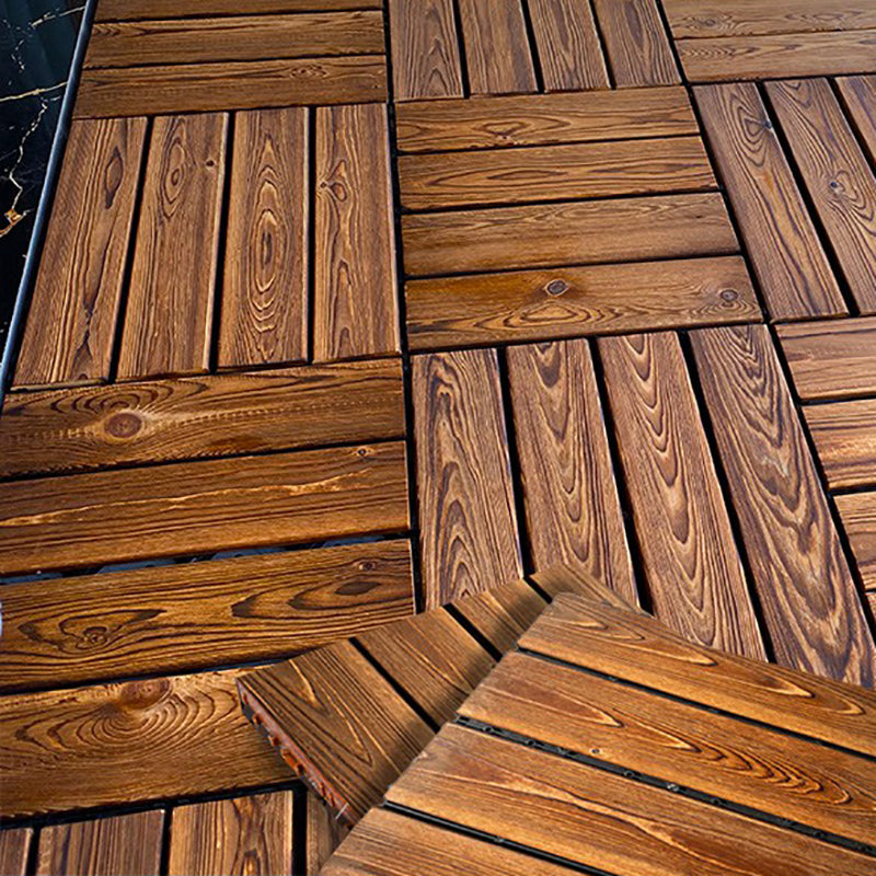 Avtoit | Outdoor composite decking tiles with snap-in stripe detail kit decking tiles