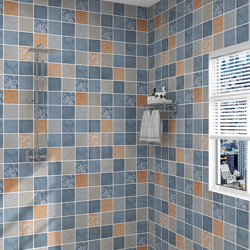 Avtoit | Grid Mosaic Peel & Stick Tile Scratch-resistant Wallpaper for Backsplash