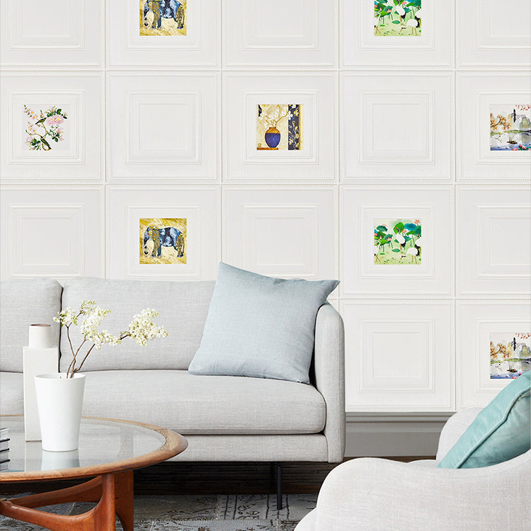 Avtoit | Modern Wall Panel Cartoon Print Peel and Stick Waterproof Wall Panel